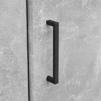 Estantería de esquina MultiDo 71,5x71,5 cm con puertas atelier claro