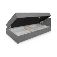 Sofá cama Kelo con arcón gris