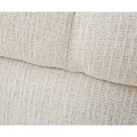 Диван тримісний Sorella розкладний з нішею для білизни шеніловий перловий