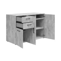 Комод MultiDo120 см з 3 дверцятами та 2 шухлядами світлий ательє