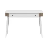 Tocador Capri 120 cm con cajón blanco/roble flagstaff oscuro