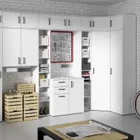 Estantería MultiDo 45 cm con puertas atelier claro