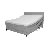 Cama continental Falcon 160x200 con regulación eléctrica gris