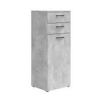 Cómoda MultiDo 45 cm con puertas y 2 cajones atelier claro