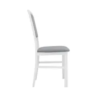 Silla tapizada Robi gris