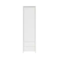 Estantería Kaspian 56 cm con puertas y 2 cajones blanco