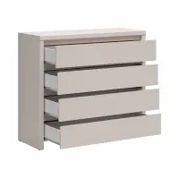 Cómoda Kaspian 105 cm con 4 cajones cachemira