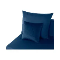 Sofá rinconera universal Laro convertible con arcón azul marino