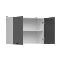 Armario de cocina superior Junona Line 80 cm de dos puertas grafito