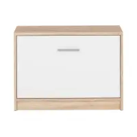 Тумба для взуття Nepo Plus 70 см дуб сонома/білий