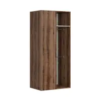 Armario de rincón Flex 97 cm de rincón con espejo roble monastery