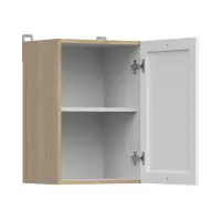 Armario de cocina superior Junona Line 40 cm con puerta izquierda/derecha roble bernstein/blanco
