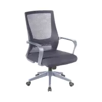 Sillón giratorio Ozi gris