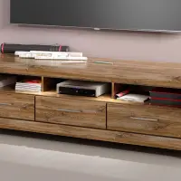 Тумба RTV Gent 200 см с 3 ящиками и полкой дуб стирлинг