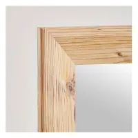 Espejo de pared con marco Lea III 52x152 cm marrón