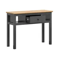 Tocador Hesen 114 cm con cajón y 2 estantes grafito