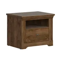 Mesita de noche Patras 58 cm con cajón roble april