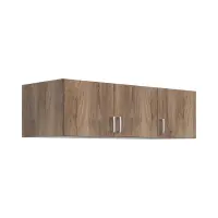 Altillo para armario Brando 136 cm con 3 puertas roble flagstaff oscuro