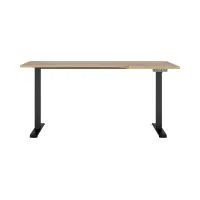 Escritorio de esquina con regulación eléctrica Space Office 160 cm derecho roble artisan