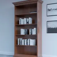 Estantería Kent 110 cm con 4 estantes castaño