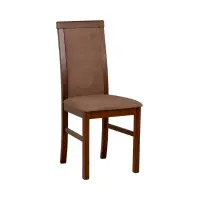 Silla tapizada Como marrón