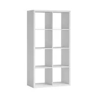 Estantería Style IV 77 cm con 8 baldas blanca