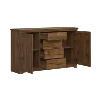 Cómoda Patras 153 cm con 2 puertas y 4 cajones roble april