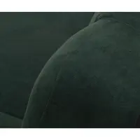 Sofá cama de tres plazas Lami con arcón verde