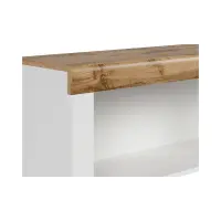 Armario de pared Holten 156 cm abierto blanco