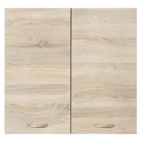 Armario de cocina superior Junona Line 60 cm de dos puertas roble sonoma