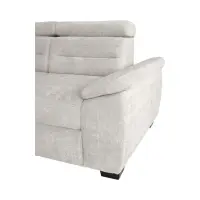 Sofá rinconera izquierda Aguda convertible con arcón beige