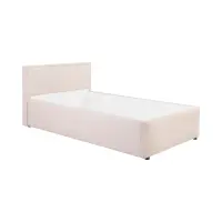 Cama tapizada Nedin 90x200 beige