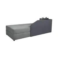 Sofá cama Kelo con arcón gris