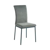 Silla tapizada Edla verde