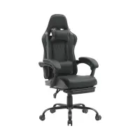 Silla gaming G-Turbo con cojines negro-gris