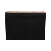 Sofá cama Rico con arcón y respaldo ajustable beige