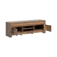 Mueble RTV Torin 180 cm con 2 puertas y estantes roble ribbeck