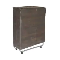 Cama plegable Sydney 80x190 de metal con colchón