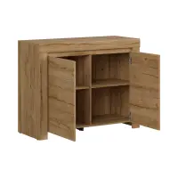 Armario Holten 105 cm de dos puertas roble waterford