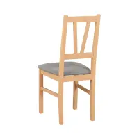 Silla tapizada Filo gris