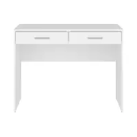 Письменный стол Nepo Plus 100 см с 2 ящиками белый