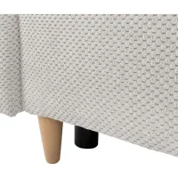 Sofá de tres plazas Sigma convertible con arcón beige