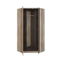 Armario de esquina Malcolm 96x96 cm roble canyon monument estampado/gris wolframio