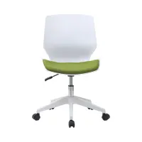Silla giratoria Kili blanco - verde