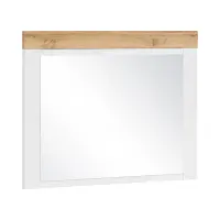 Espejo de pared Holten 70x92,5 cm blanco-marrón