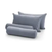 Juego de almohadas para cama Joy grises
