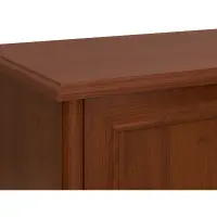 Cómoda Kent 154 cm con 3 puertas y un cajón castaño