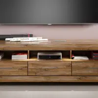 Тумба RTV Gent 200 см с 3 ящиками и полкой дуб стирлинг