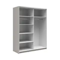 Szafa przesuwna Tetrix 183 cm z lustrem kaszmir