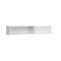 Estante de pared Forn 156 cm blanco brillo